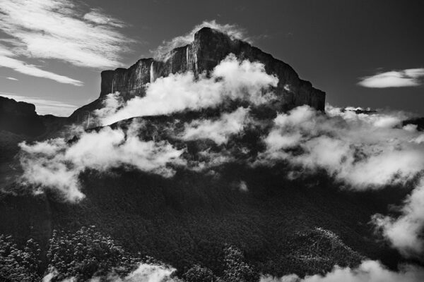 Side view of Mount Roraima’s summit plateau.
