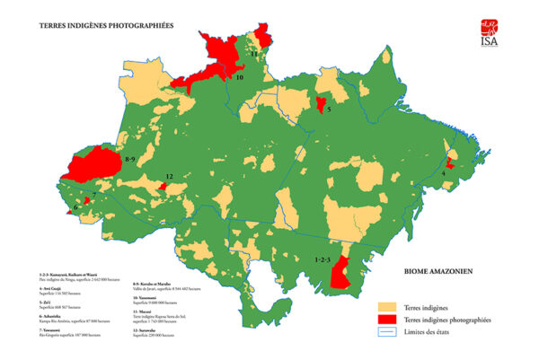 Photographed indigenous territories.
