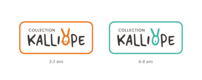 Kaliope collection’s logo of audio described children's books.