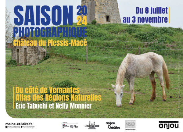 Affiche Du coté de Vernantes - Saison photographique 2024 - Château du Plessis Macé