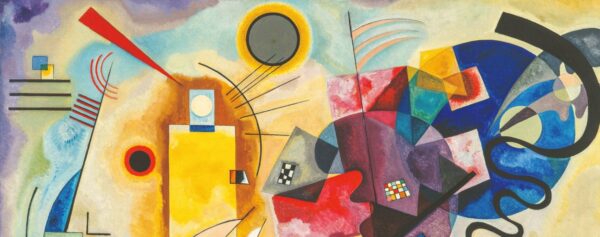 L’œuvre Jaune Rouge Bleu de Vassily Kandinsky, peinture à l'huile réalisée en 1925